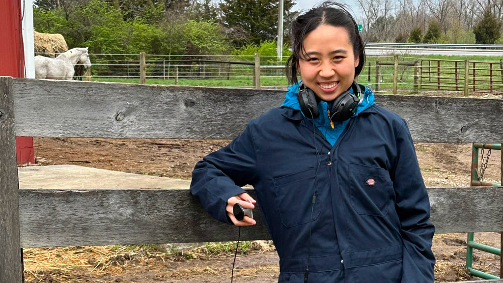 Vet student uses CORE 500™ Digital Stethoscope to hear animal sounds more clearly