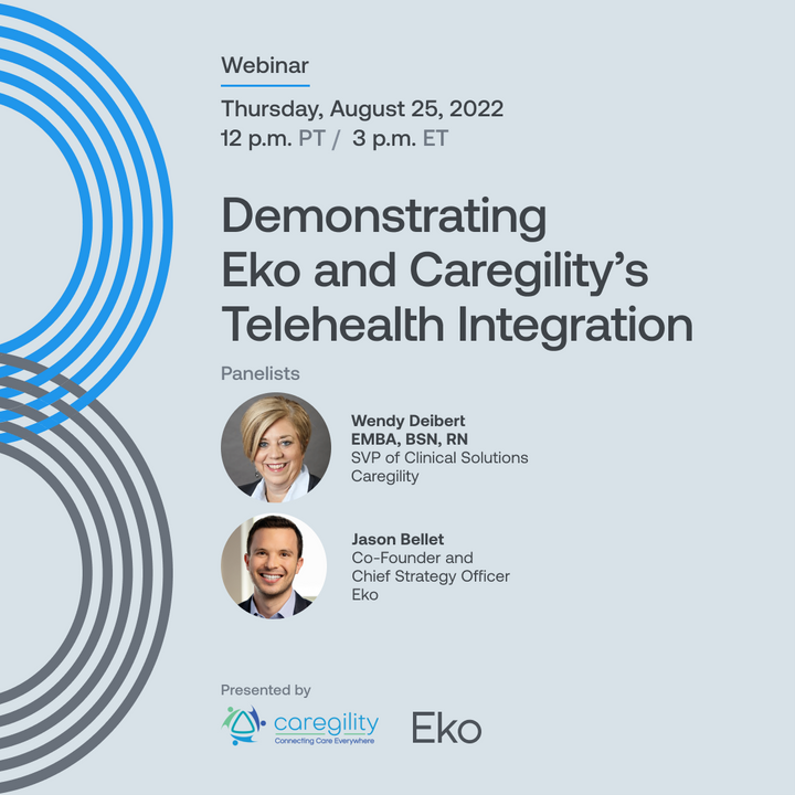 Telemedicine demonstration using Eko products brochure