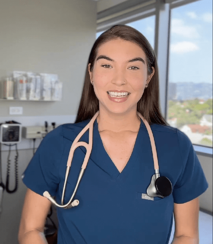 Physician Associate Asia Sullivan wears the Eko CORE 500™ Digital Stethoscope