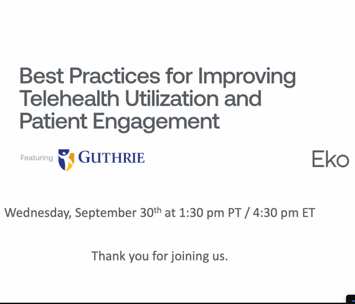 Best Practices for Improving Telehealth Utilization and Engagement